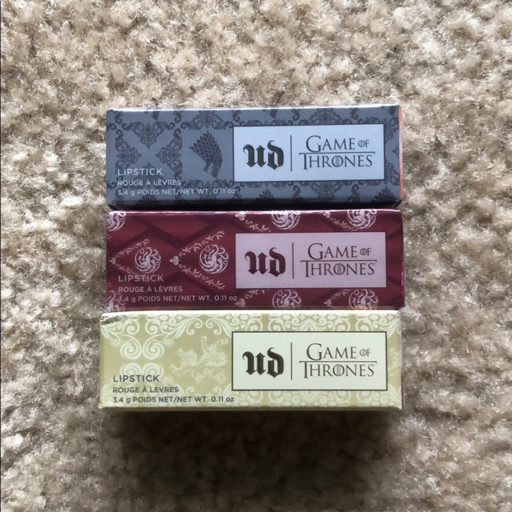 Urban Decay Game of Thrones lipstick bundle